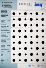 Гипсокартон Кнауф Cleaneo Akustic - разместена кръгла перфорация (R) - Image 3