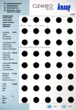 Гипсокартон Кнауф Cleaneo Akustik - права кръгла перфорация (R) - Image 10