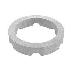 Бетонов фундамент кръг за вграждена рамка и решетка за защита кореновата система на дърво