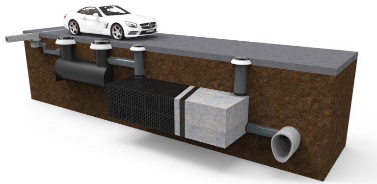 Инфилтрационна система дренажни блокчета X-Box Control-Box