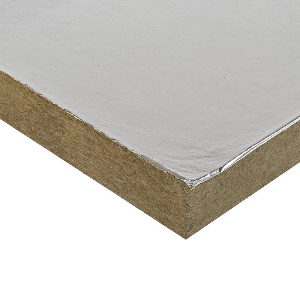 b570alfrplcb.jpg Каменна вата с алуминиево фолио FIBRANgeo B570 3см, 1.2х0.6 / 75кг за камини - Image 1