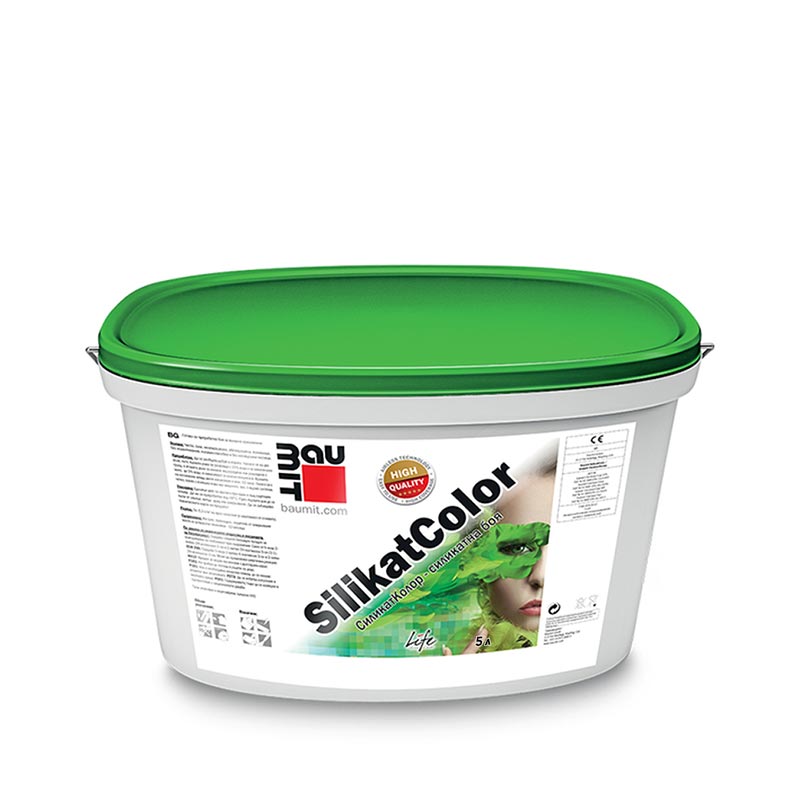bm00010_2.jpg Фасадна боя BAUMIT SilikatColor 5л, паропропусклива - Image 1