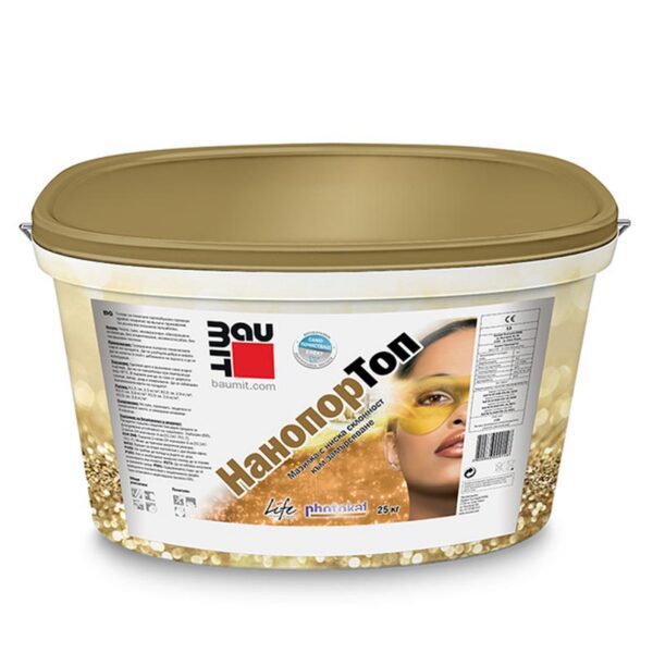 Премиум фасадна мазилка BAUMIT NanoporTop K 2.0мм, 25кг