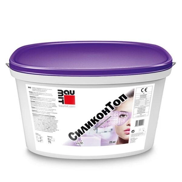 Силиконова фасадна мазилка BAUMIT SilikonTop K 2.0мм, 25кг