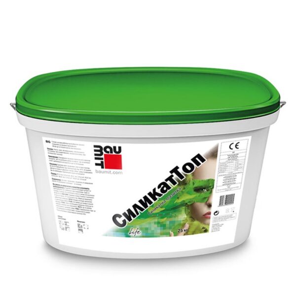 Фасадна мазилка BAUMIT SilikatTop K 2.0мм, 25кг, професионална силикатна