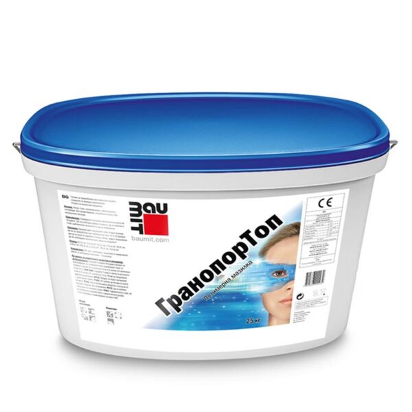 Фасадна мазилка BAUMIT GranoporTop K 2.0мм, 25кг, професионална
