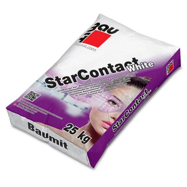 Лепилна и шпакловъчна смес BAUMIT StarContact White, GEL 25кг