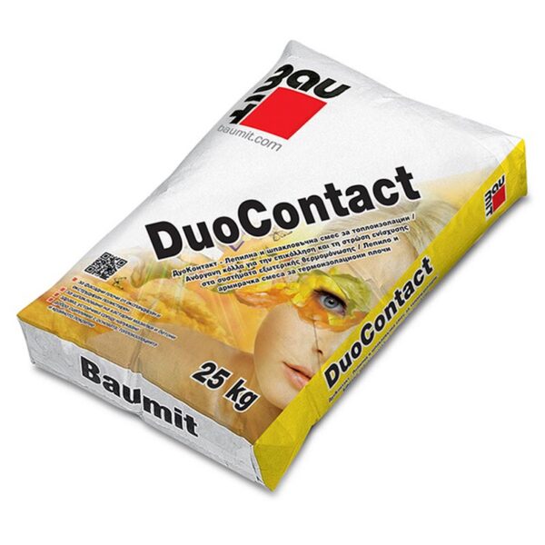 Лепилна и шпакловъчна смес BAUMIT DuoContact, 25кг