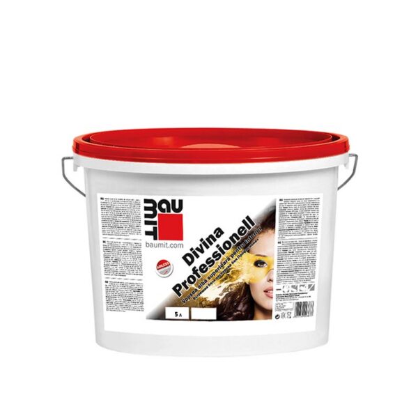 Коприненоматова дисперсна боя BAUMIT Divina Professionel, бяла, 5л