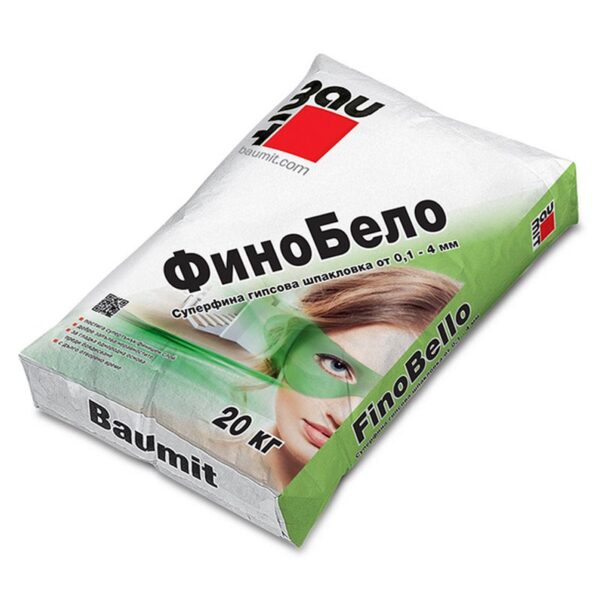 Фина гипсова шпакловка BAUMIT FinoBello, 20кг
