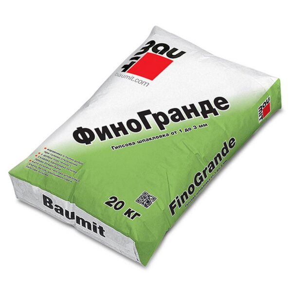 Гипсова шпакловка BAUMIT FinoGrande, 20кг