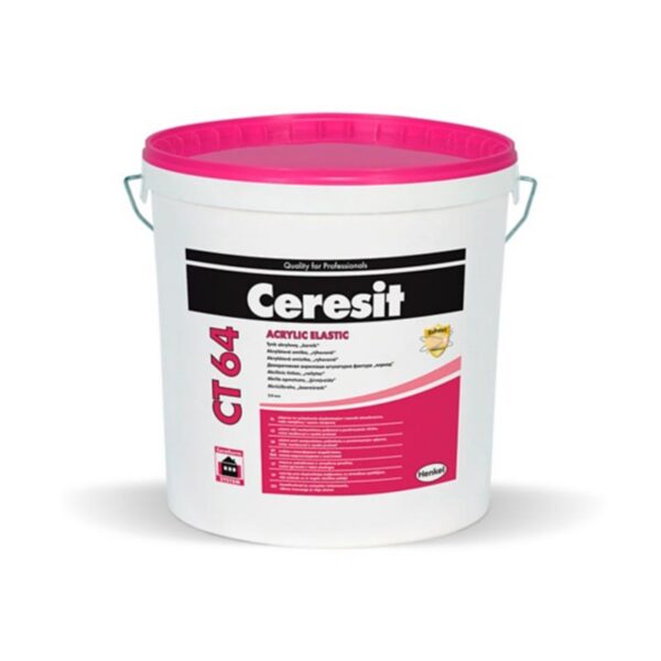 Акрилна мазилка Ceresit CT64 - 25кг, рустикална структура