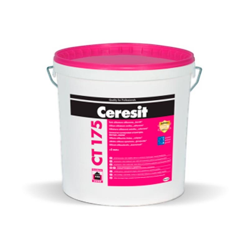 cer111120_1.jpg Силикат-силиконова мазилка CERESIT CT175 2мм, 25кг - Image 1