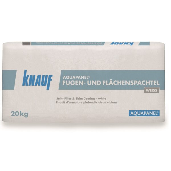 Фугираща и шпакловъчна смес Knauf AQUAPANEL®, бяла, 20 кг
