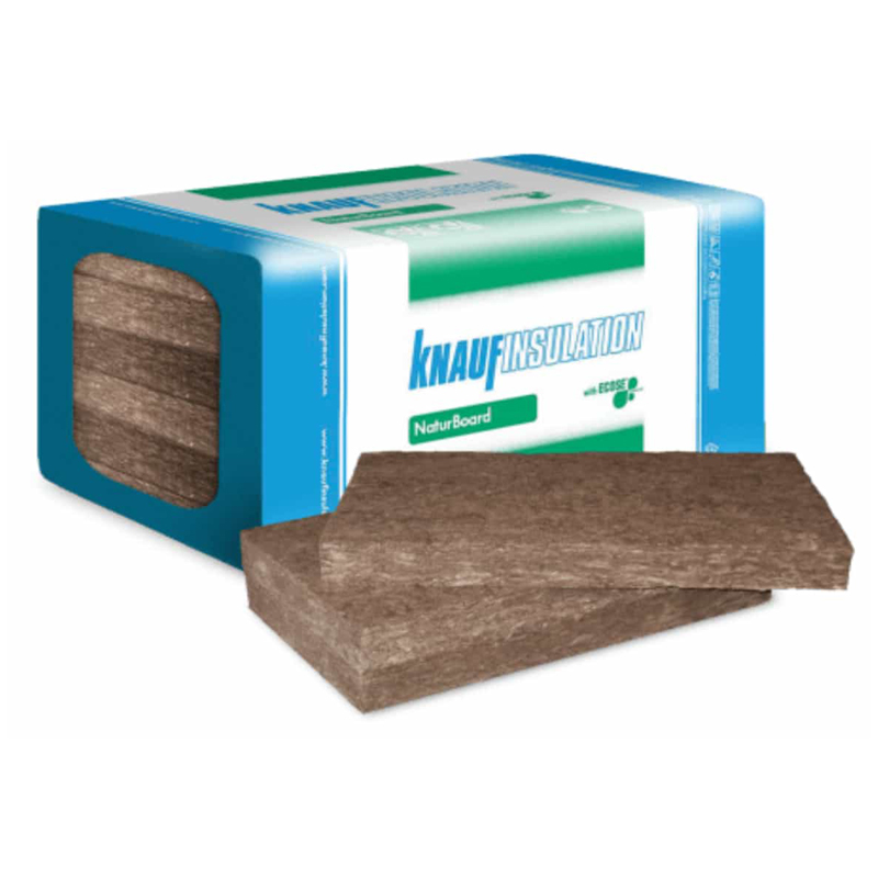 k526244b.jpg Каменна минерална вата KNAUF NaturBoard FIT 5см, 30kg/m³ - 1х0.6 - Image 1