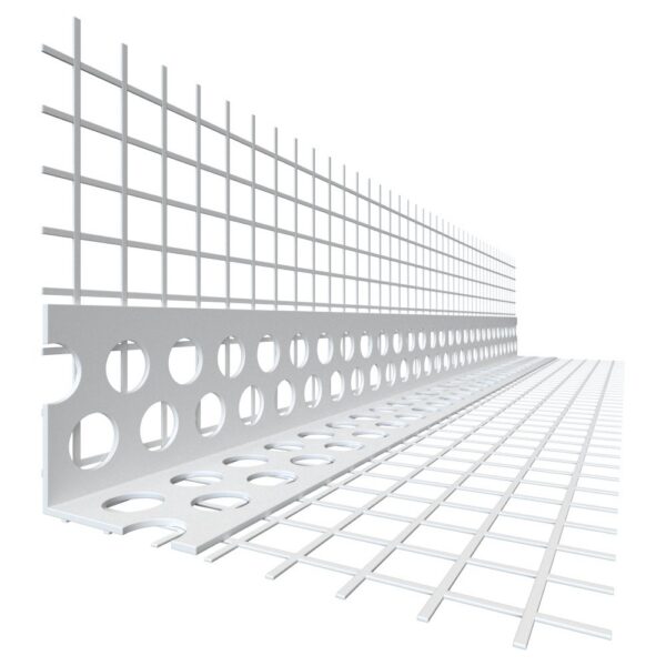 Ъглозащитен PVC профил с армираща мрежа Knauf 2.5m