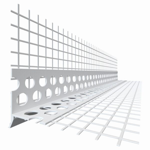 Водооткапващ PVC профил Knauf с армираща мрежа 2.5 m