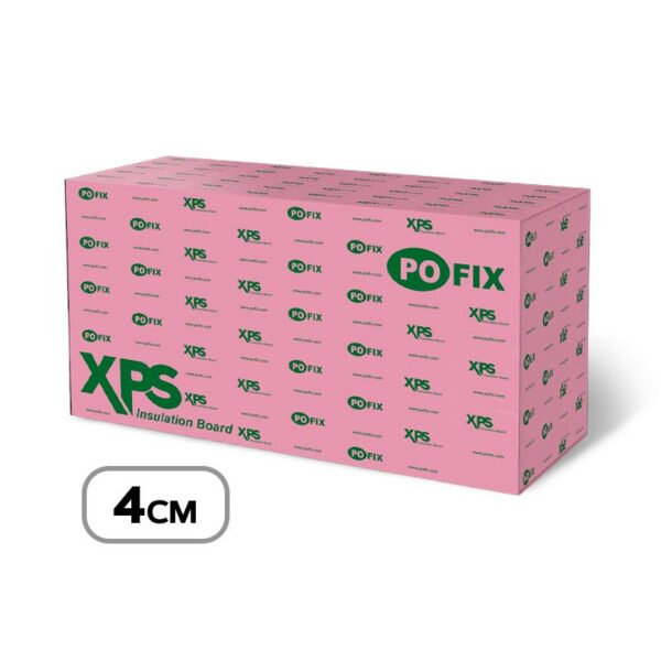 Топлоизолационни плочи от екструдиран полистирол POFIX 1.25х0.6 - 4см