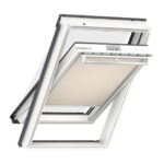 Комплект VELUX: Външен сенник и затъмнителна щора DOP MK08 78x140см, бежов 1085S - Image 2