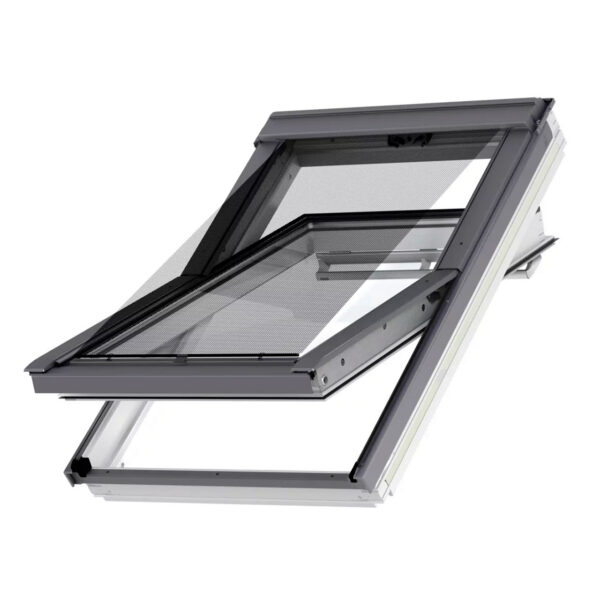 Комплект VELUX външен сенник и ролетна щора ROF MK06 78x118см, бежов 1086S