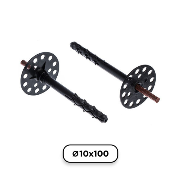 Котва VESTAL ф10х100 за топлоизолация - черна