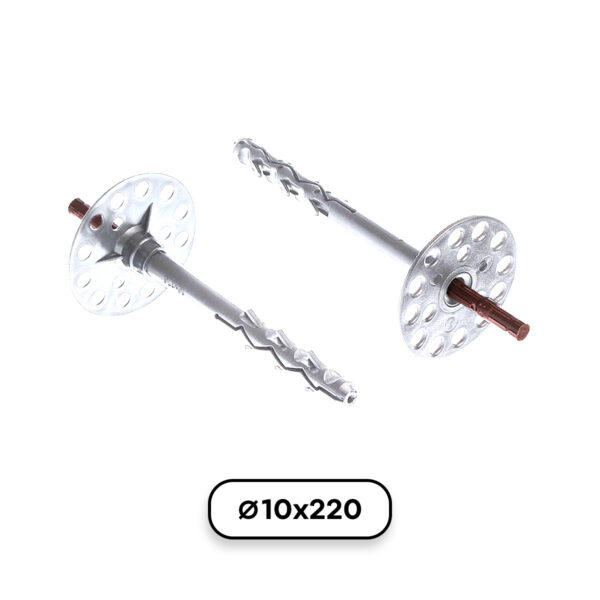 Бяла котва VESTAL ф10х220 за топлоизолация