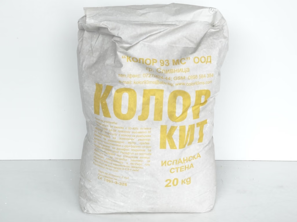ФИНА ШПАКЛОВКА ЗА ВЪТРЕШНО ПРИЛОЖЕНИЕ Колор Кит 20 кг.