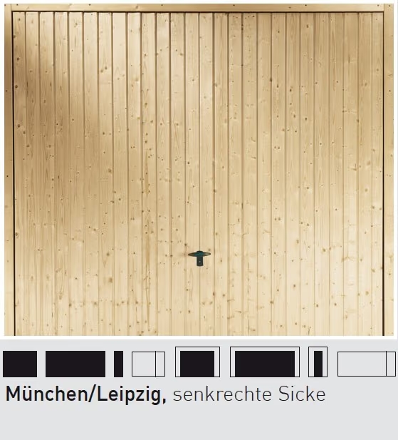 Дървени махови гаражни врати - Novoferm