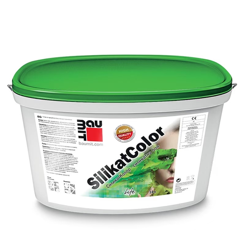 Фасадна боя BAUMIT SilikatColor 14л, паропропусклива