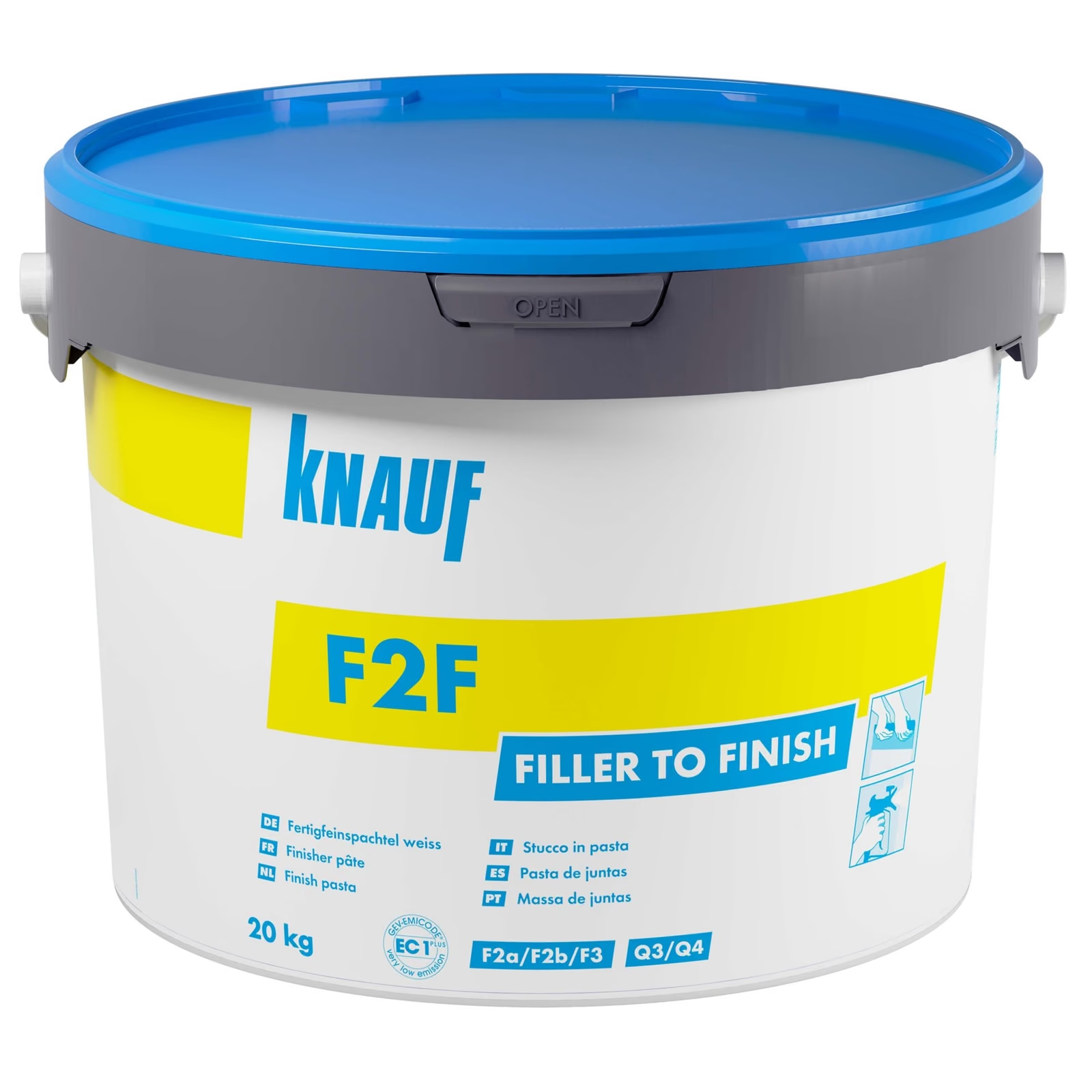 Шпакловка Knauf F2F Filler to finish 20 кг.
