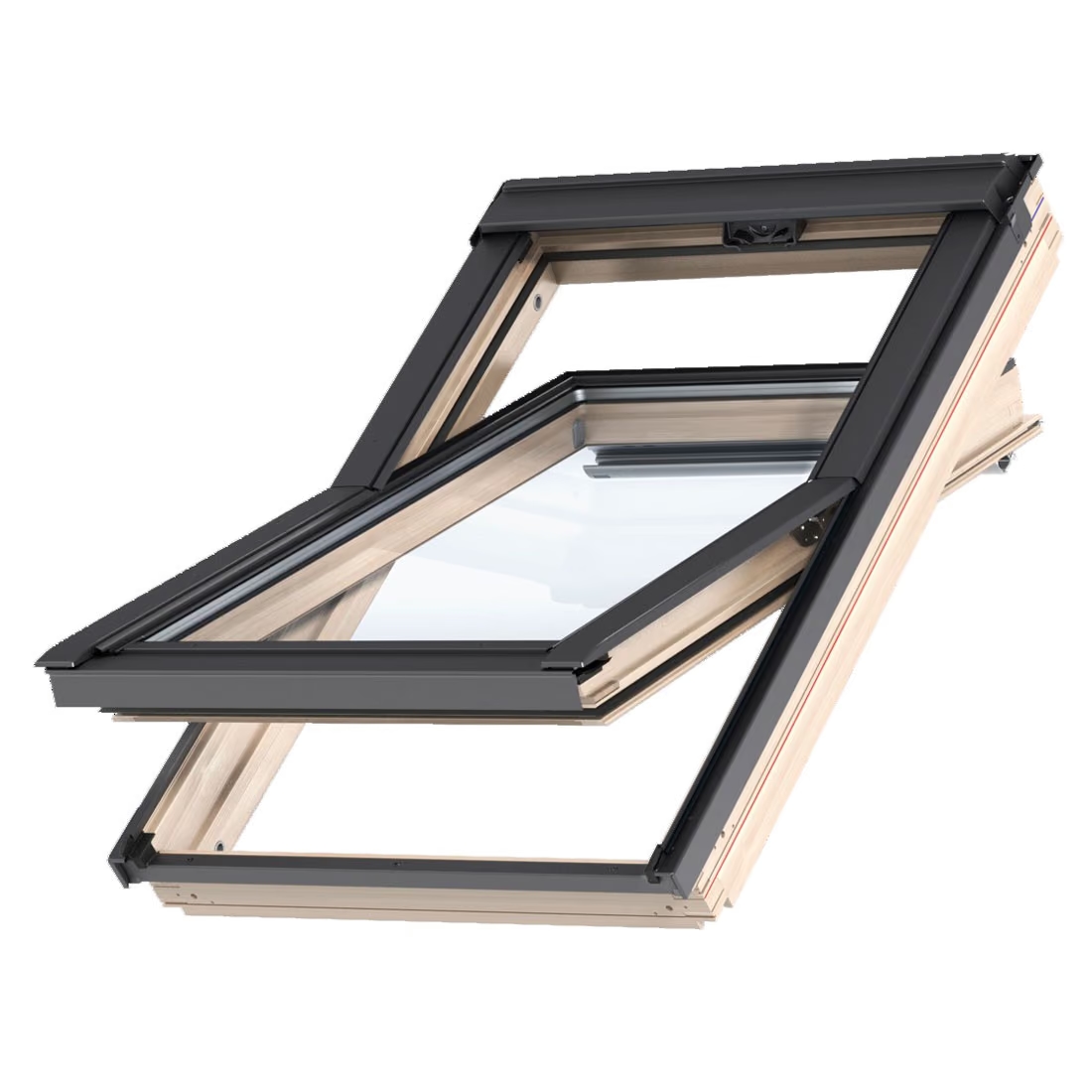 Покривен прозорец VELUX Стандарт GZL 1051, FK06 66x118см, горно управление
