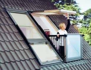 Прозорец-балкон Cabrio VELUX - ПРЕМИУМ GDL 3066