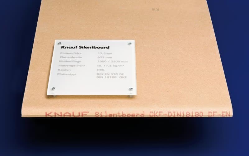 Гипсокартон шумоизолиращ Knauf Silentboard GKFI 12,5мм - 1200х2000мм