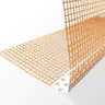 Оранжев PVC ъгъл VESTAL с широка мрежа 10x10см, 2.5м