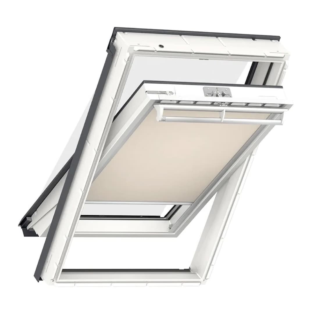 Комплект VELUX външен сенник и затъмнителна щора DOP MK06 78x118см, бежов 1085S