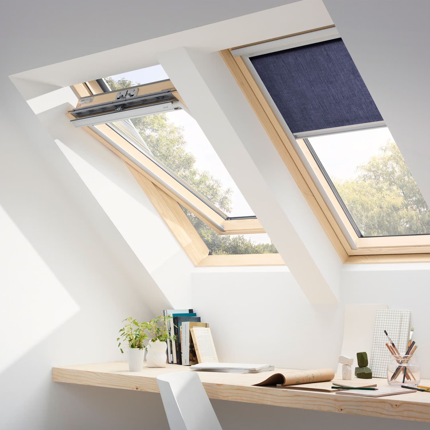 Покривен прозорец VELUX Стандарт GZL 1051 SK08 114x140см - горно управление