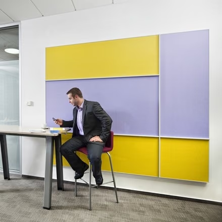 Акустични стенни панели Ecophon - Akusto/Wall panel ™ Wall C/ White frost
