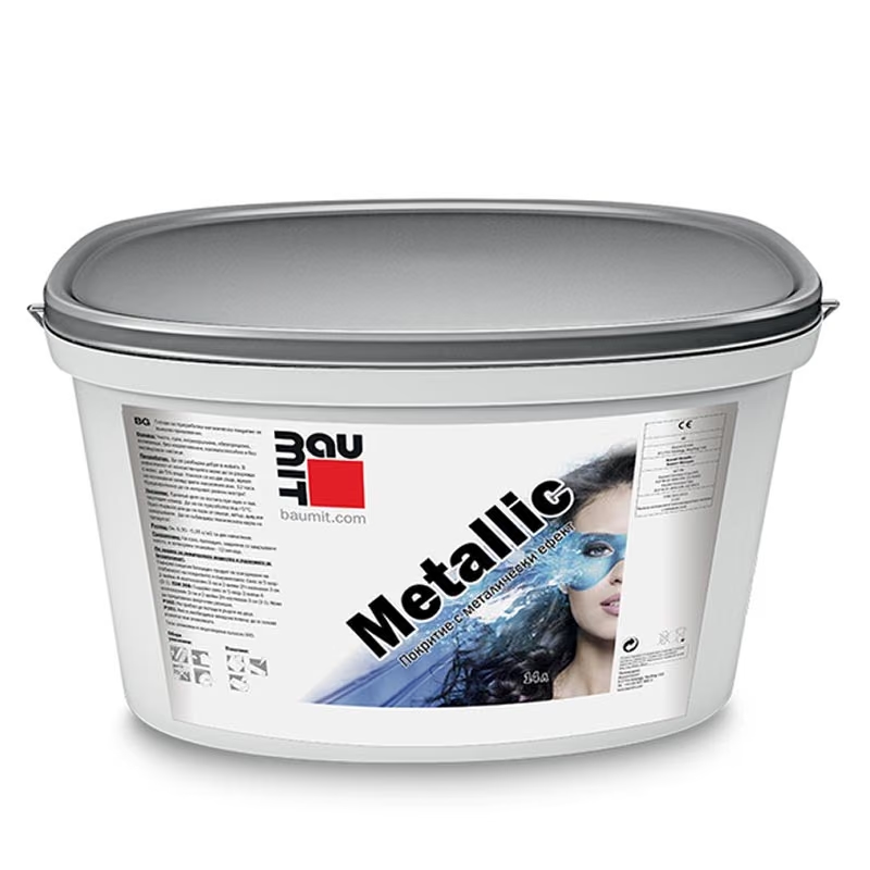 Дизайнерско фасадно покритие BAUMIT Metallic, 14л