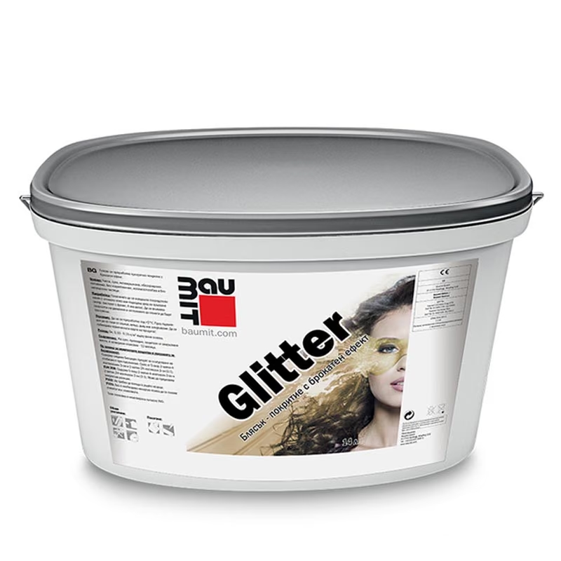 Дизайнерско фасадно покритие BAUMIT Glitter, 14л