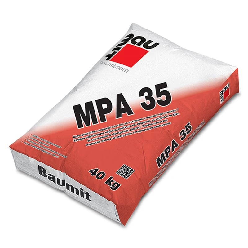 Варо-циментова машинна мазилка BAUMIT MPA 35, 40кг