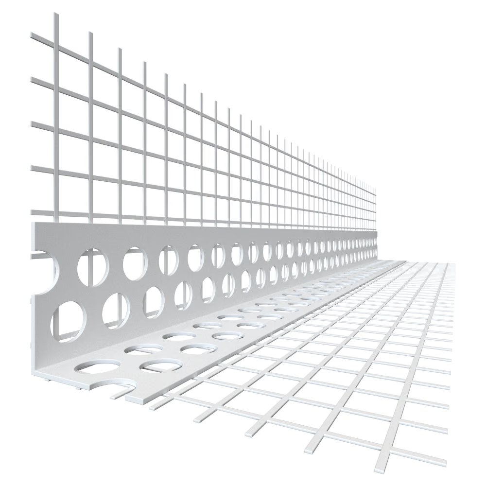 PVC ъгъл с армираща мрежа Knauf 2.5m
