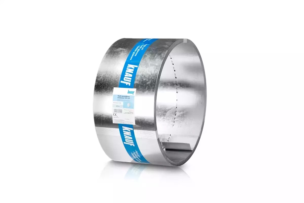 Лента поцинкована сгъваем ъгъл за усилване на ъгли Knauf 0.7мм 100мм/50м ролка