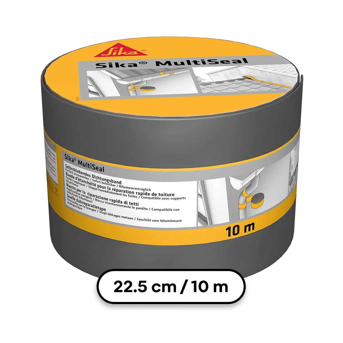 Самозалепваща битумна лента Sika Multiseal 22.5 см/10 м - сива