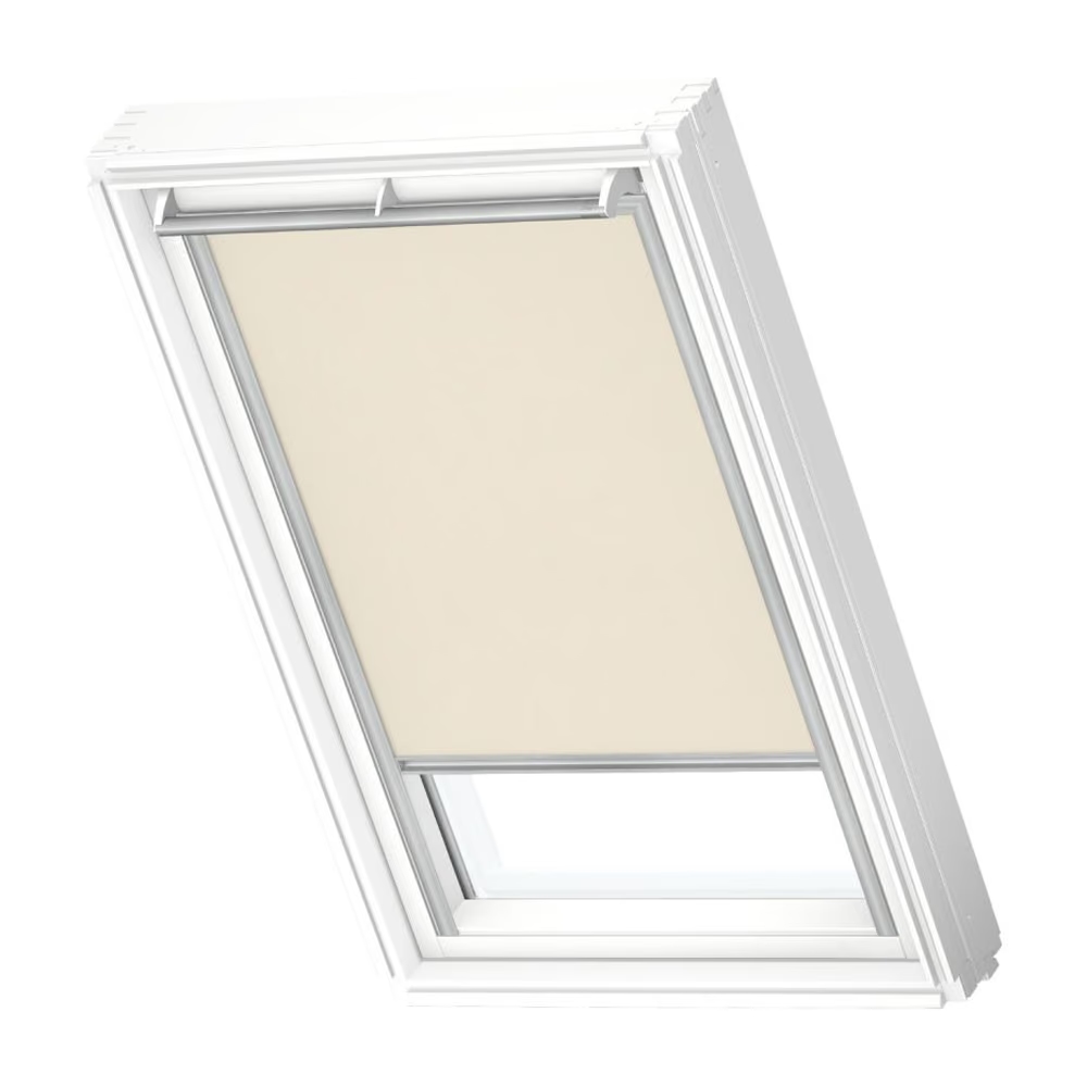 Комплект VELUX външен сенник и ролетна щора ROF MK06 78x118см, бежов 1086S